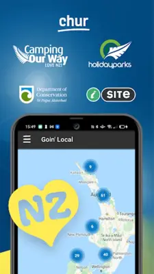 Rankers Camping NZ android App screenshot 0
