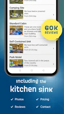 Rankers Camping NZ android App screenshot 2
